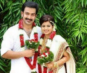 prithviraj wedding