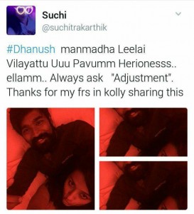 Dhanush-Suchitra