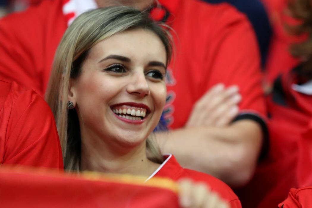 An Albania fan waits for the start of the Euro 2016 group A football match between France and Albania at the Velodrome stadium in Marseille on June 15, 2016. / AFP PHOTO / Valery HACHE