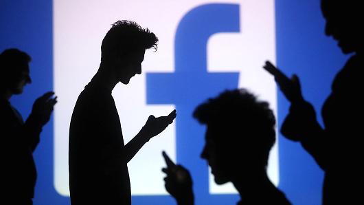 bored person in facebook