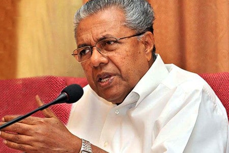 pinarayi vijayan talks about aranmula airport