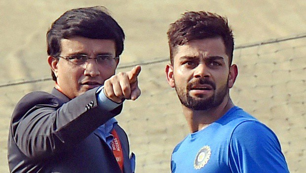 sourav ganguly and virat kohli