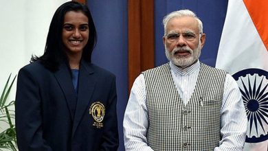 pv sindhu- narendramodi