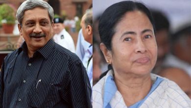 manohar parrikar- mamata banarjee