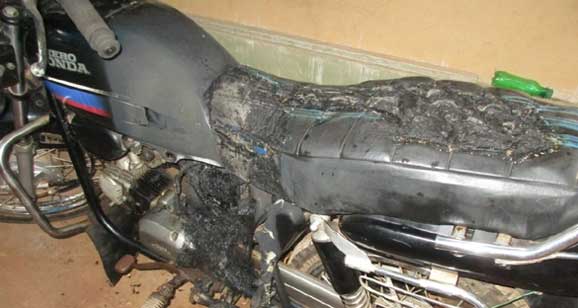 Nadapuram-Bike-fire