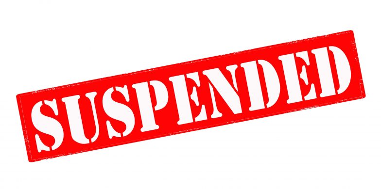 SUSPENDED