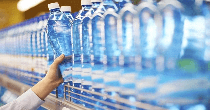 mineral water price