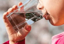 drinking water