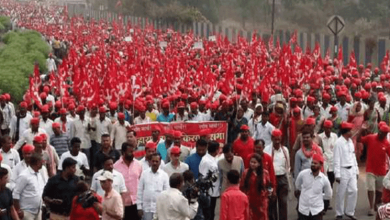 mahaRASHTRA FARMERS PROTEST