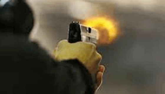 POLICE FIRE TOWARDS PROTESTERS