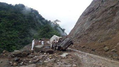 ARUNACHAL LAND SLIDE POLICE JEEP