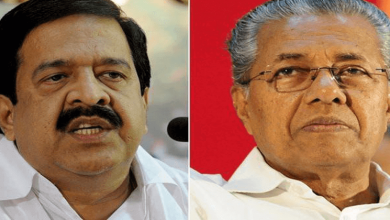 ramesh chennithala against pinarayi vijayan