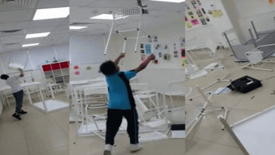 Students destroy UAE school property