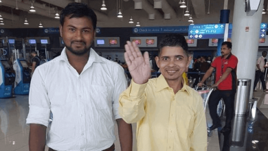 Indian who survived fall from WORK SITE in UAE heads home