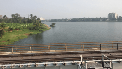 Girl who fell into Periyar river from a moving train rescued.
