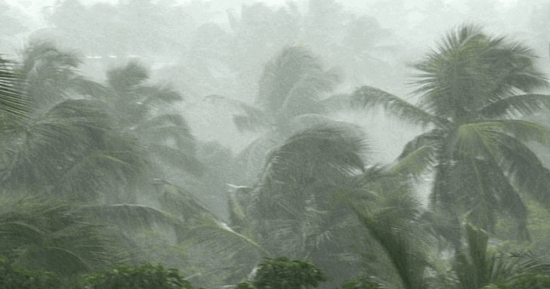 heavy rain