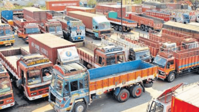 LORRY STRIKE