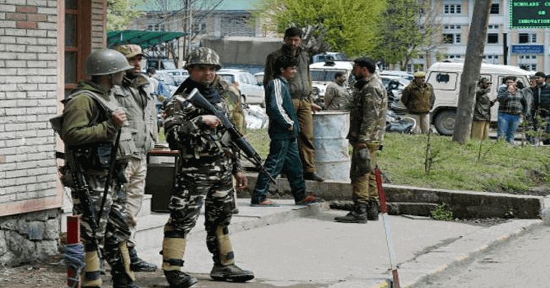 BLAST IN CRPF CAMP, OFFICIALS INJURED