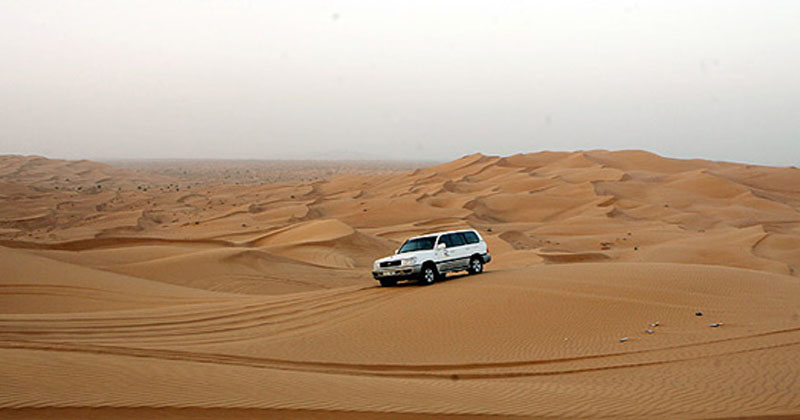 car desert