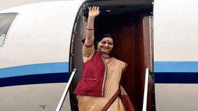 External affairs minister sushama swarajs tri nation visit begins