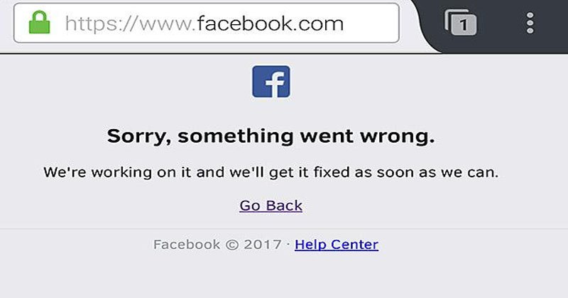 face book unavailable