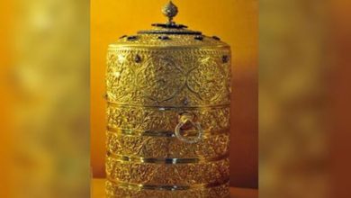 STOLEN GOLD TIFIN BOX FOUND