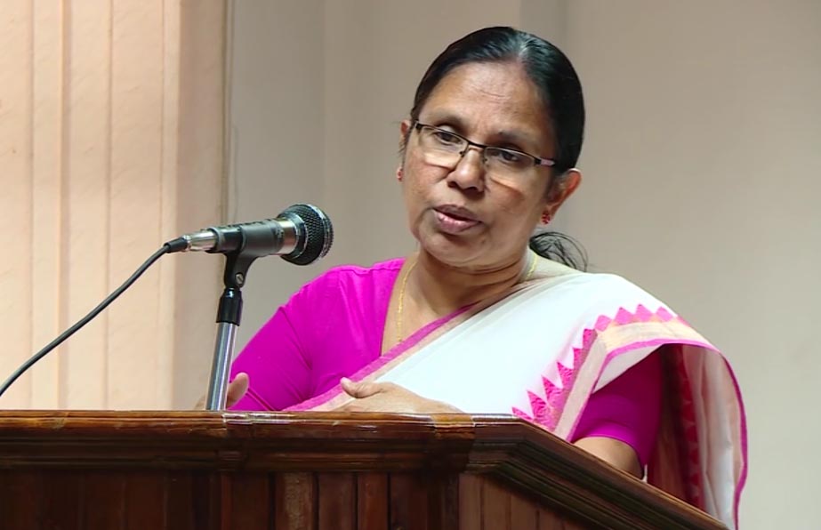 kk shailaja teacher