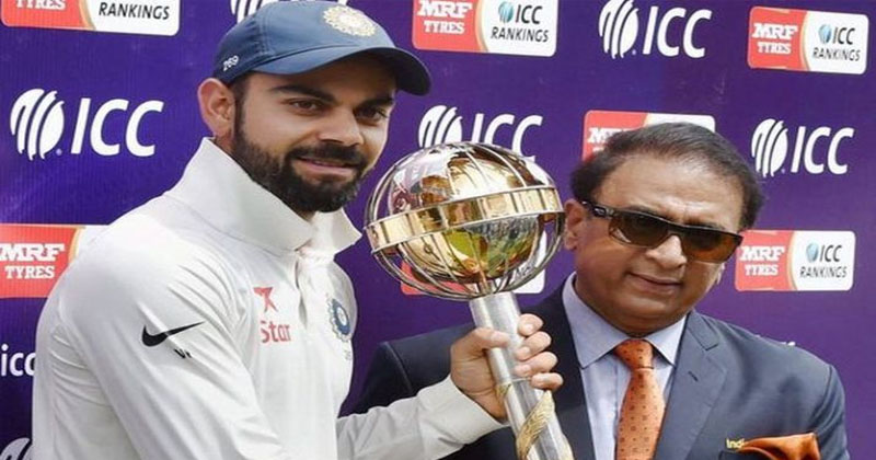 kohli and gavaskar