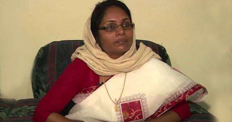 congress leader arrested for attacking shahida kamal