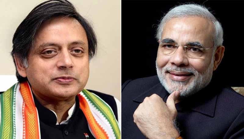 tharoor modi