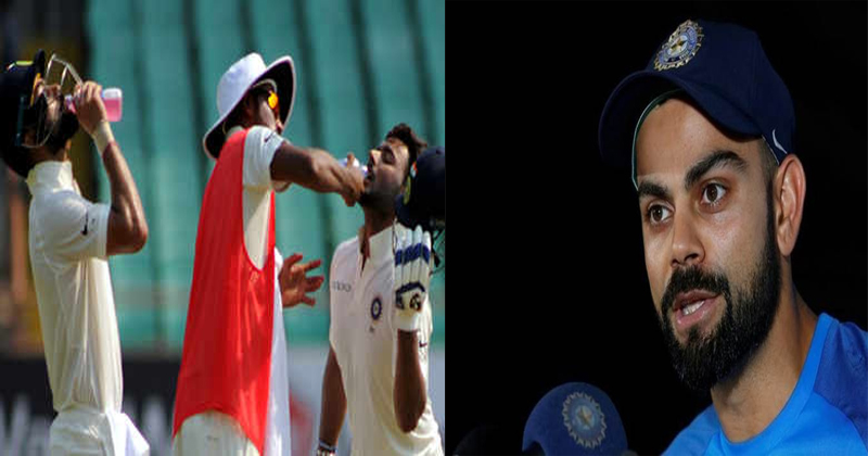 virt kohli water issue