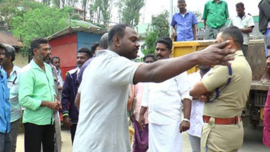 idukki small shop owner's protest