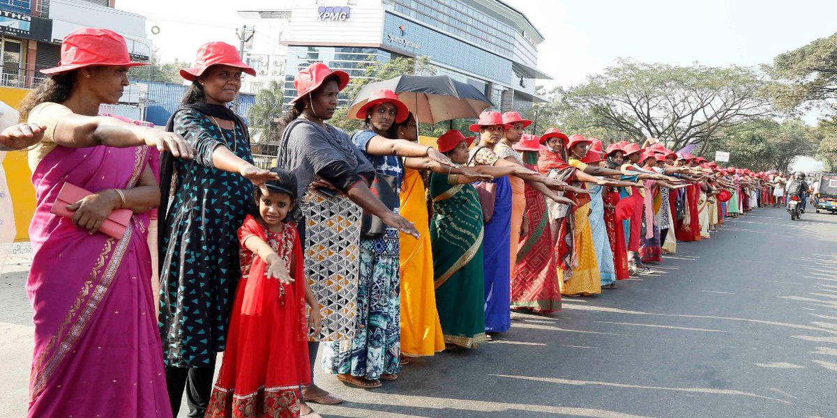 വനിതാ മതിലില്‍ അമ്പത്തിയഞ്ച് ലക്ഷത്തിലധികം പേർ അണിനിരന്നെന്ന് സര്‍ക്കാര്‍ |  FEATURED|women wall