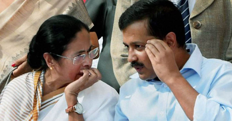 aravind kejriwal-mamata banerjee