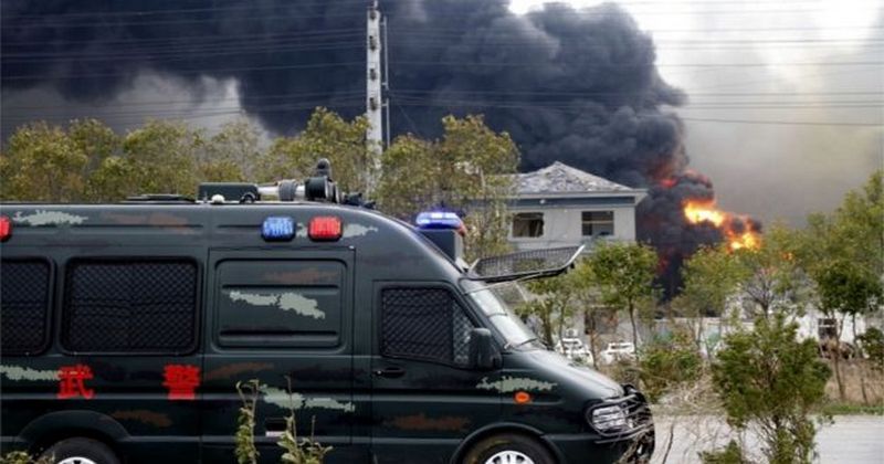 CHINA CHEMICAL PLANT EXPLOSION TWO