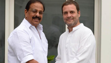 k sudhkaran-rahul gandhi