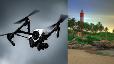 kovalam drone found