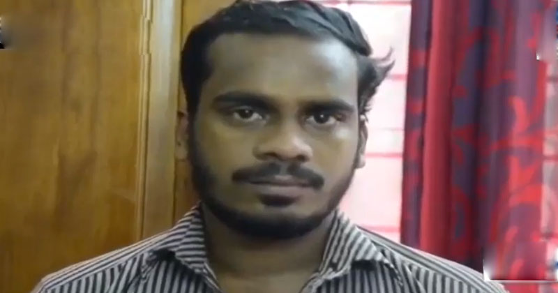 man arrested for threatning house wife