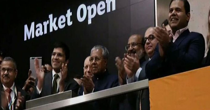 kerala cm opens london stock exchange