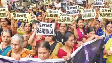 sabarimala protest