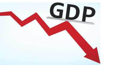 gdp fall