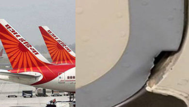 hole in air india flight
