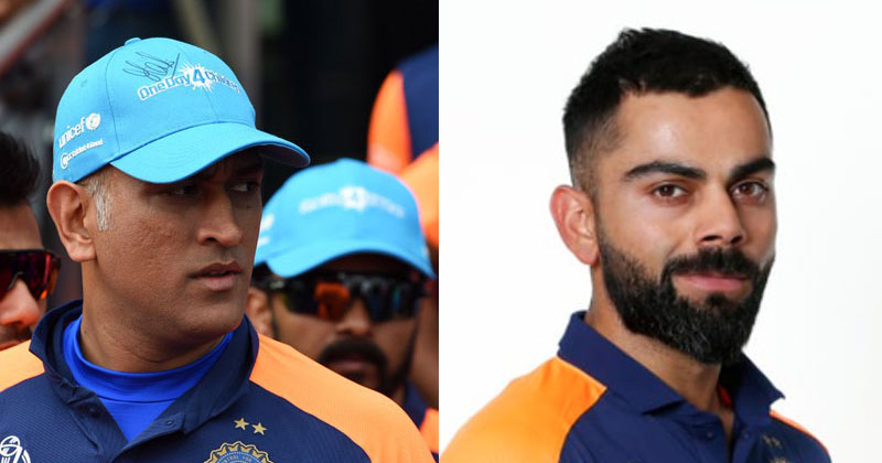 Dhoni and kohli