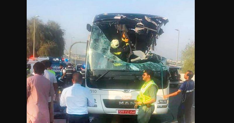 DUBAI BUS ACCIDENT