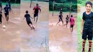 Football boy in Kasargod