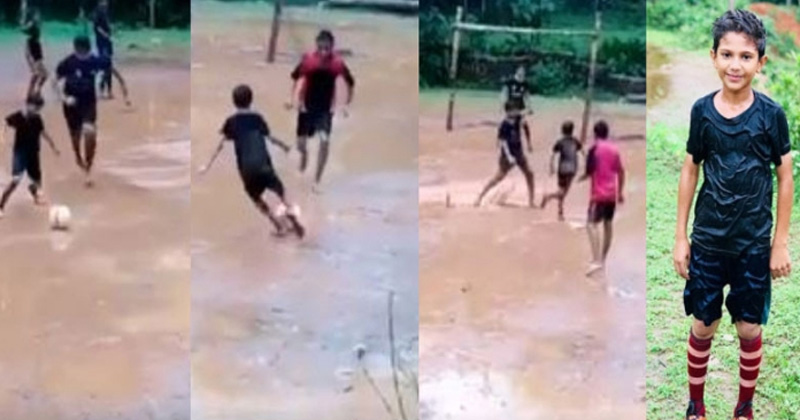 Football boy in Kasargod