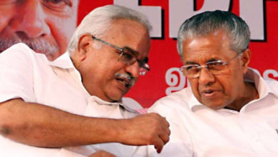 Kanam Rajendran and Pinarayi Vijayan