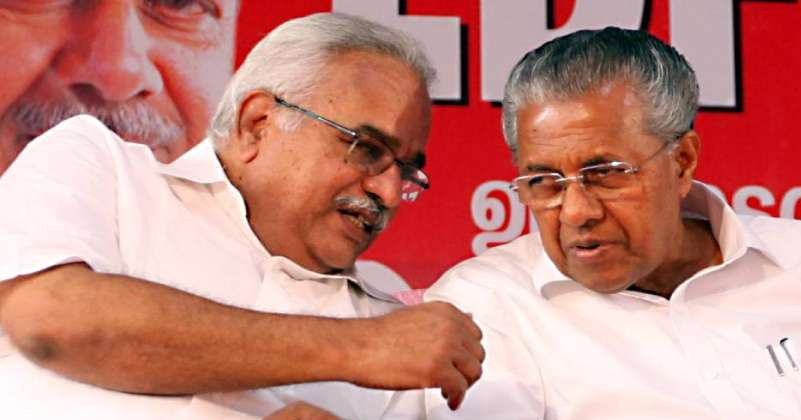 Kanam Rajendran and Pinarayi Vijayan