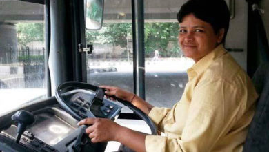 Lady bus Driver