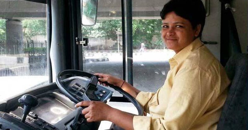 Lady bus Driver